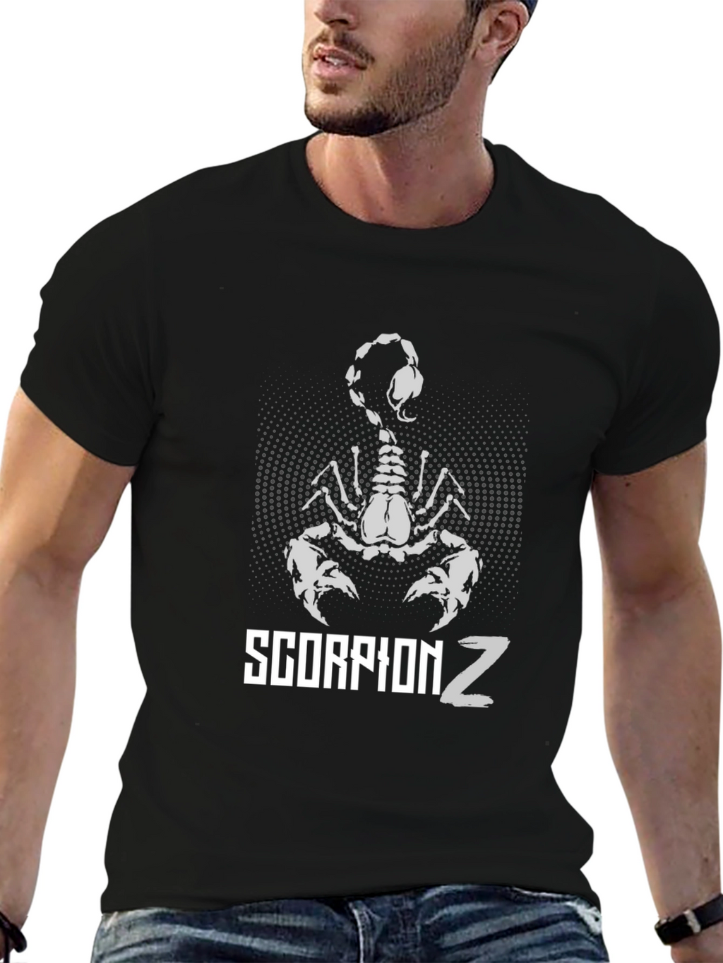 Scorpion Z Black Graphic Tee