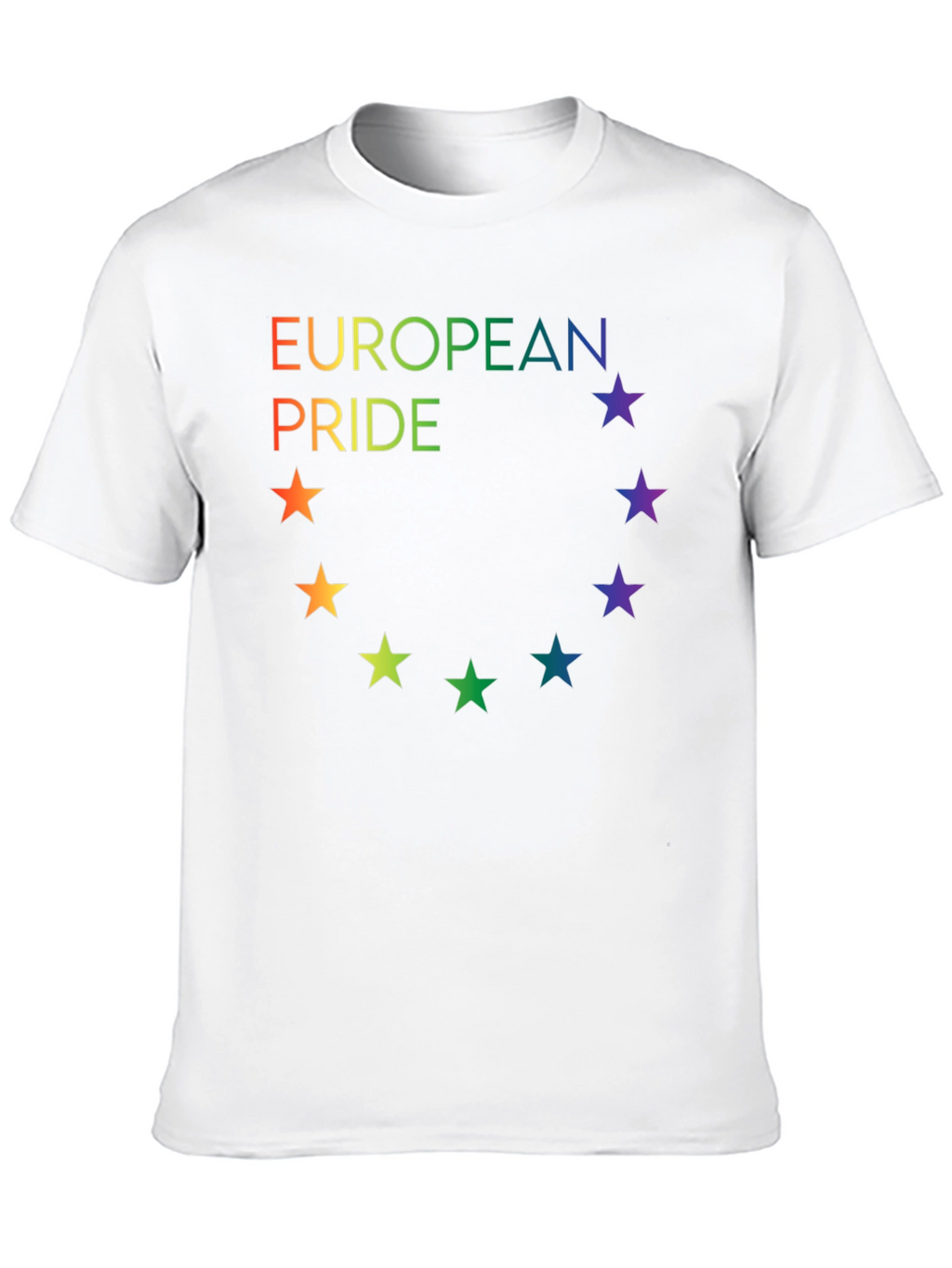 European Pride Rainbow Star T-Shirt