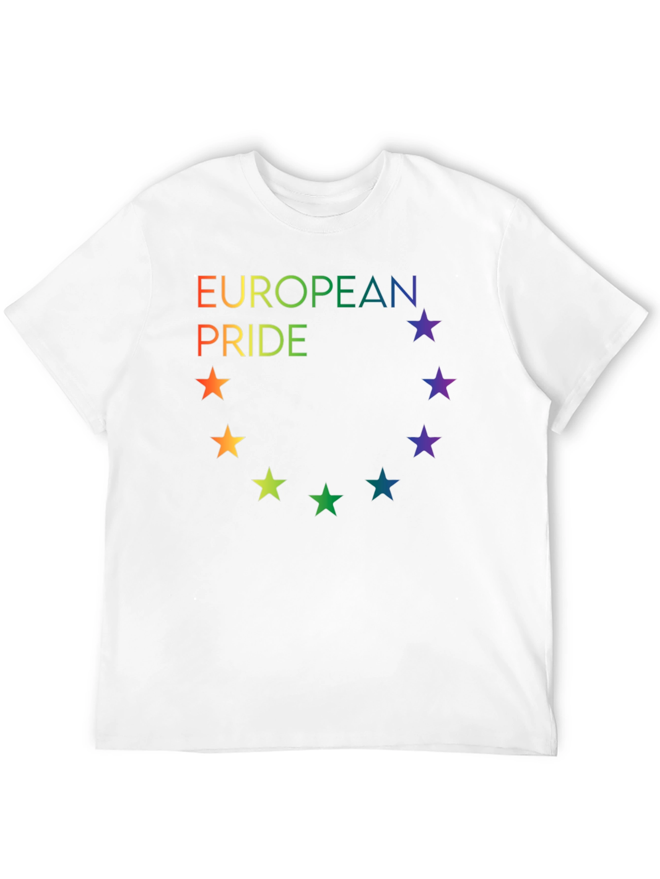 European Pride Rainbow Star T-Shirt