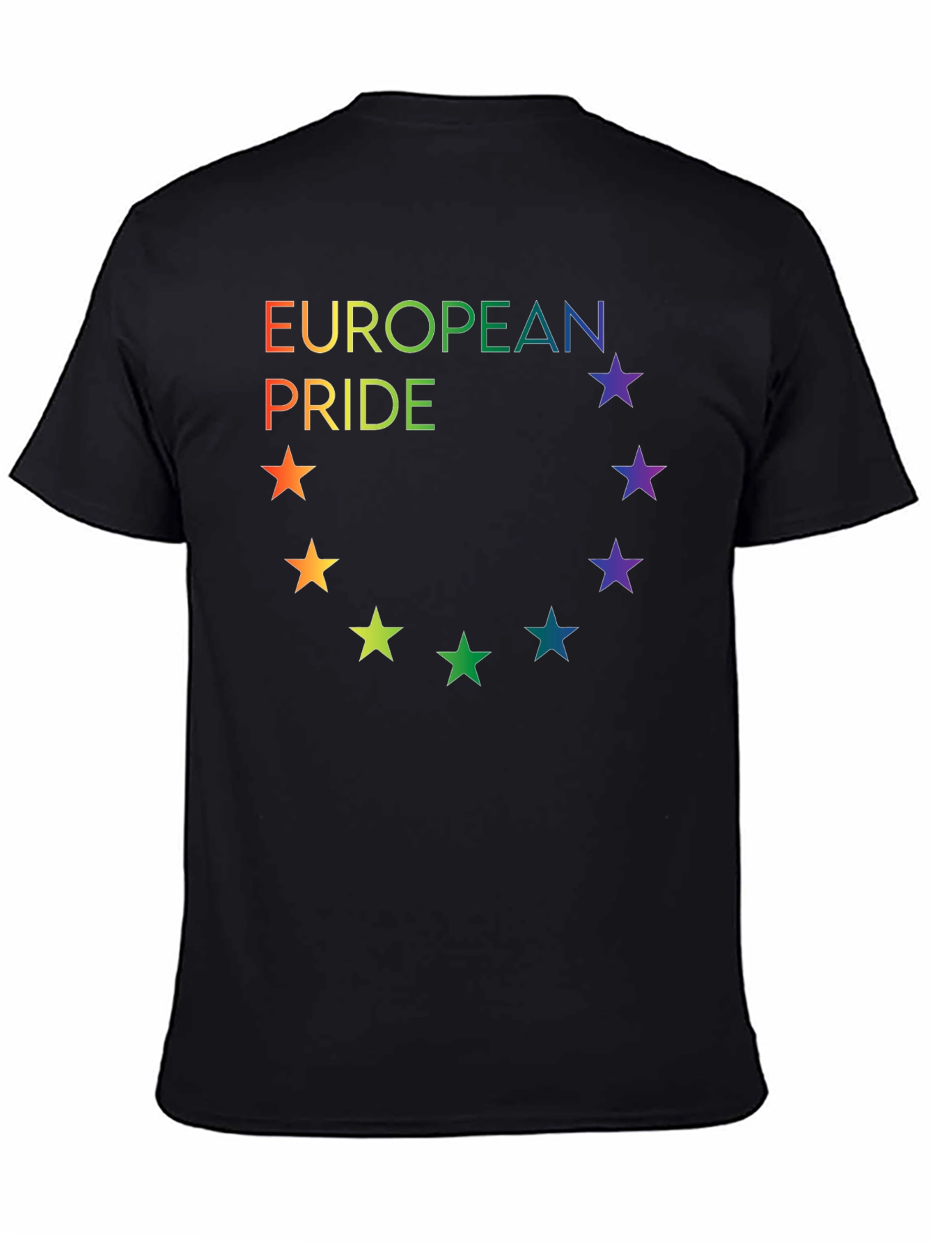 European Pride Rainbow Star T-Shirt