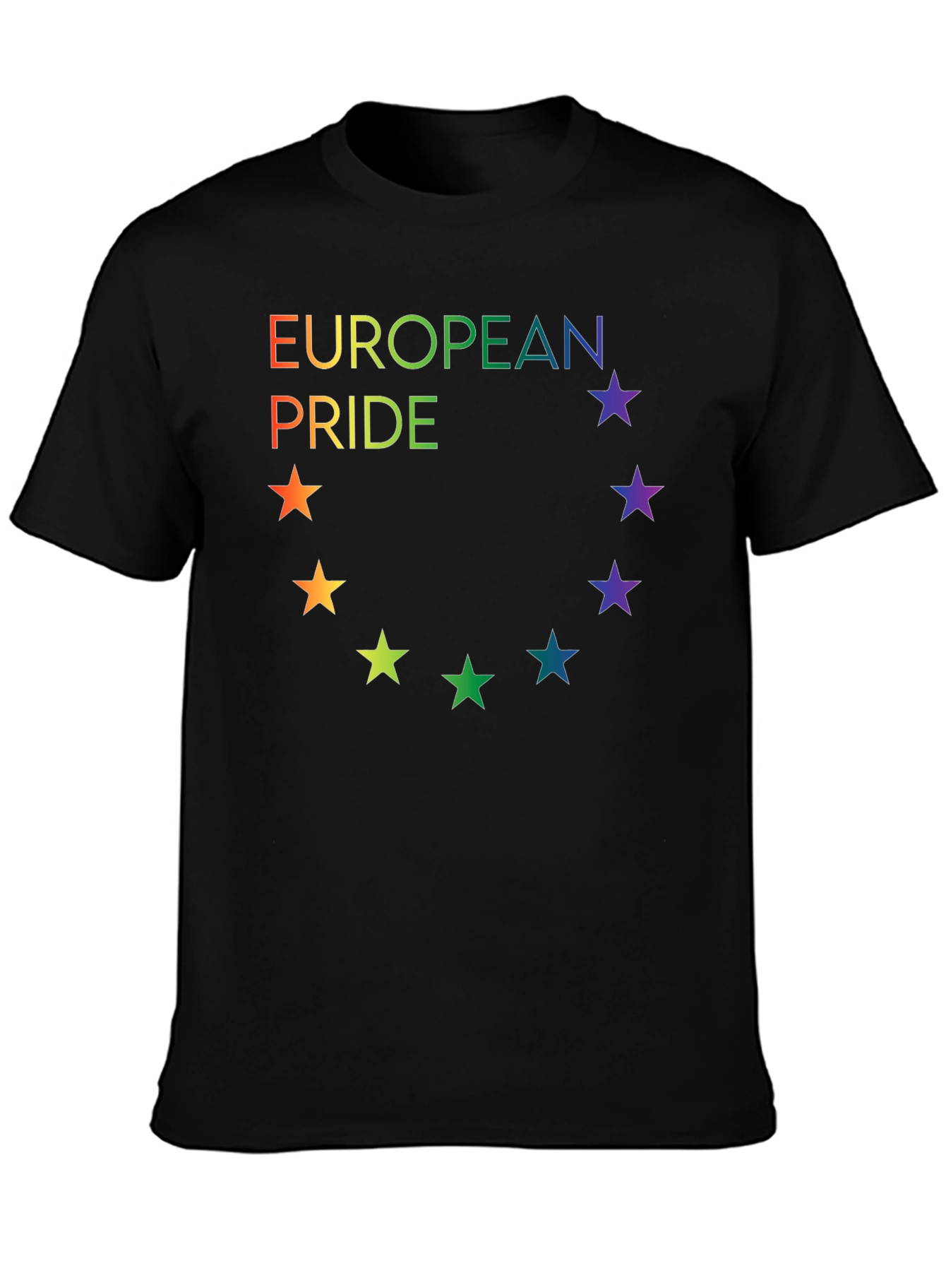 European Pride Rainbow Star T-Shirt
