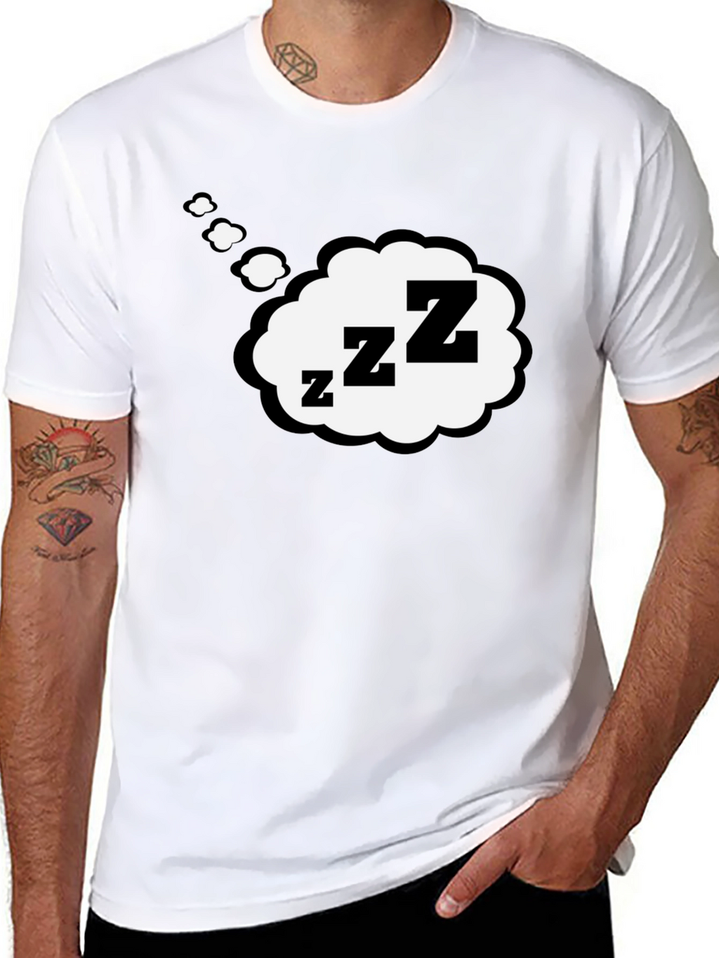 Sleepy Zs Graphic Tee - Soft Cotton Casual Shirt