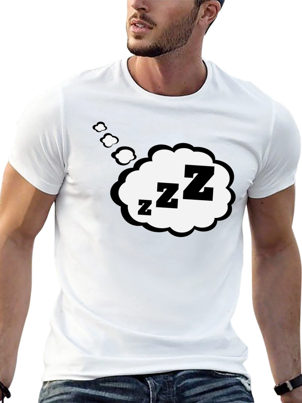 Sleepy Zs Graphic Tee - Soft Cotton Casual Shirt