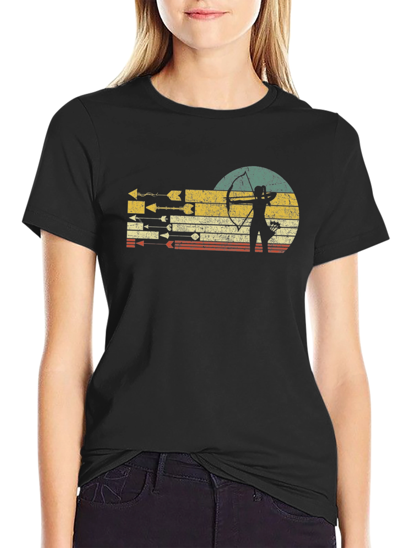 Vintage Archer T-Shirt - Retro Archery Design