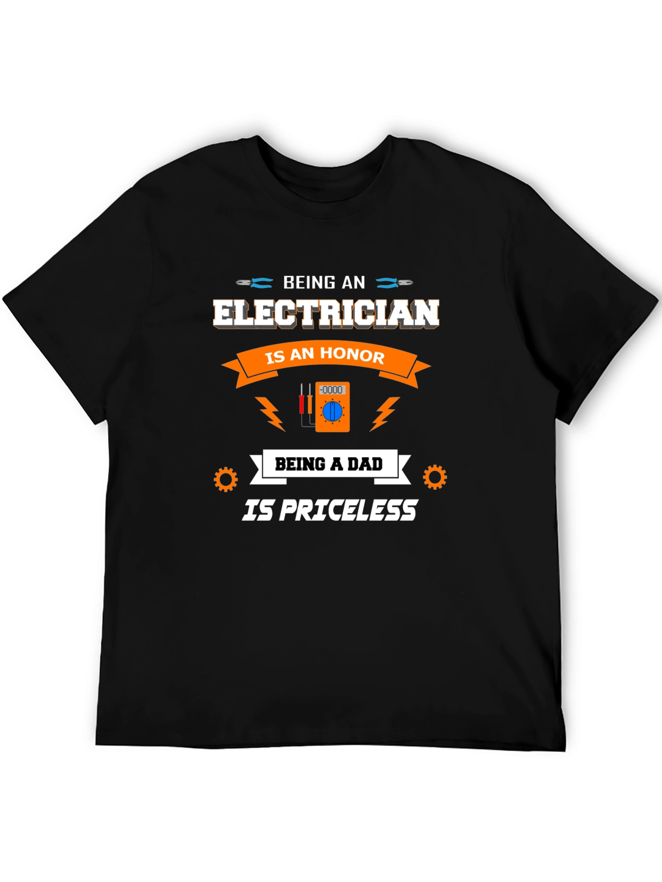 Electrician Dad T-Shirt - Honor & Priceless