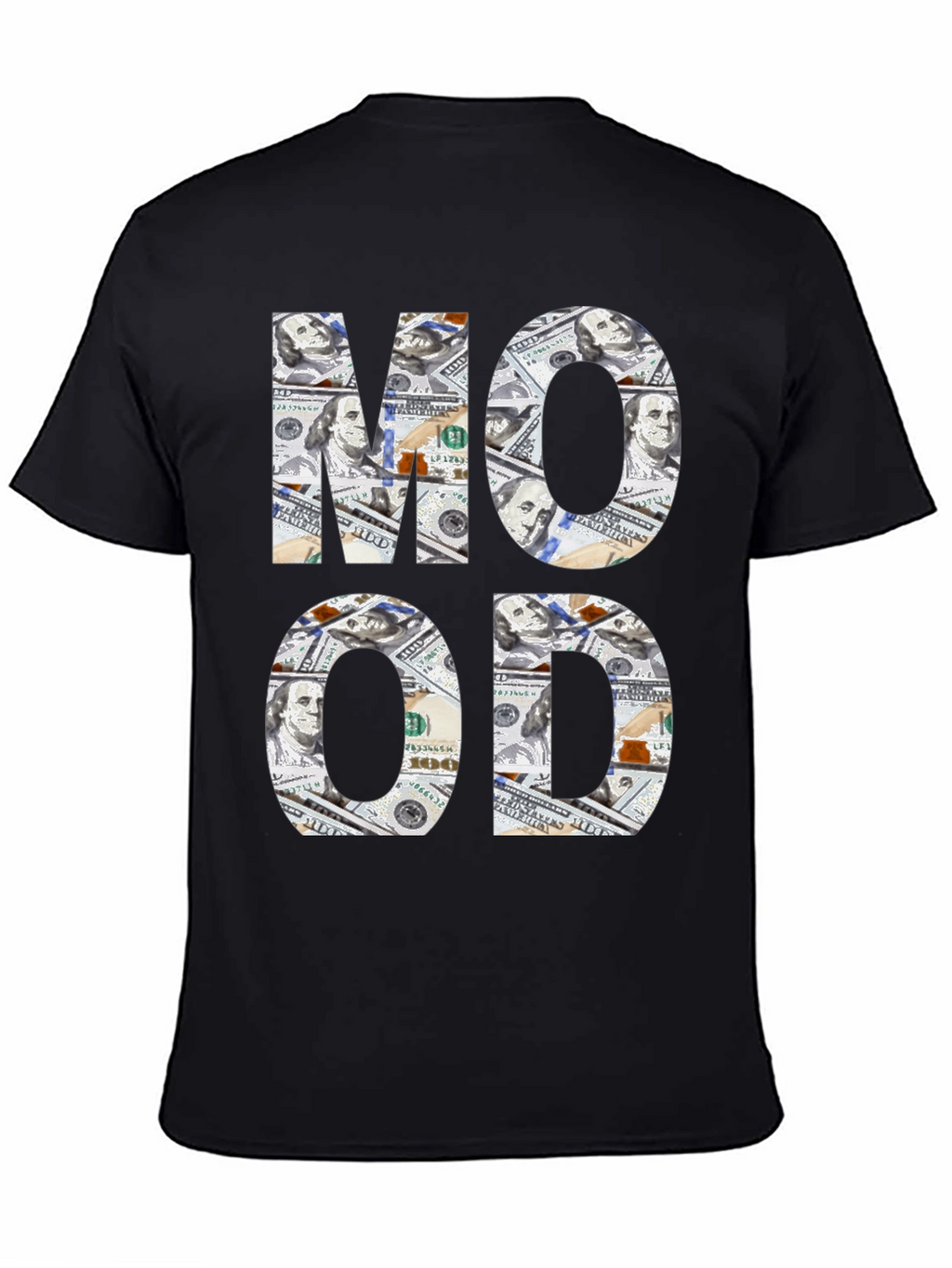 Money Mood Black Graphic Tee