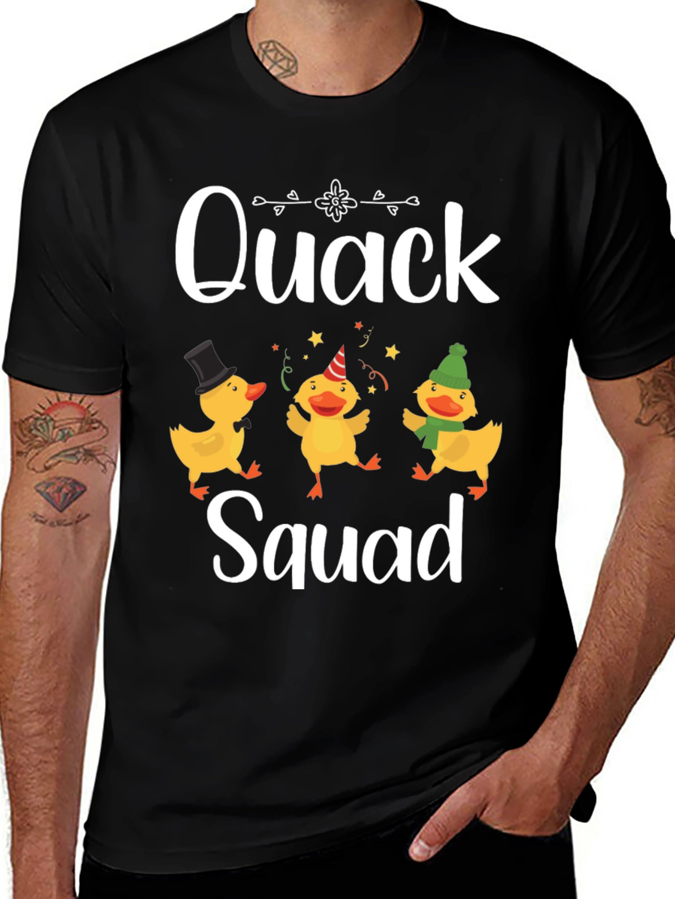 Quack Squad Duck Graphic T-Shirt