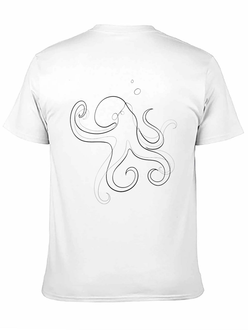 Octopus Graphic Black T-Shirt