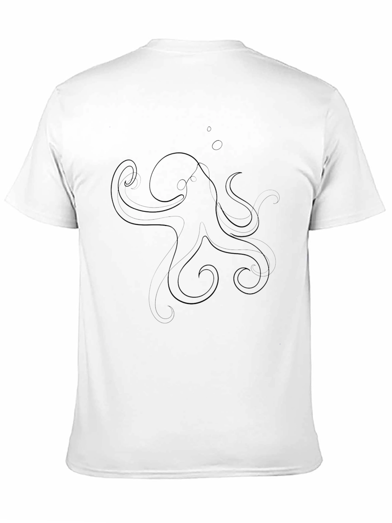 Octopus Graphic Black T-Shirt
