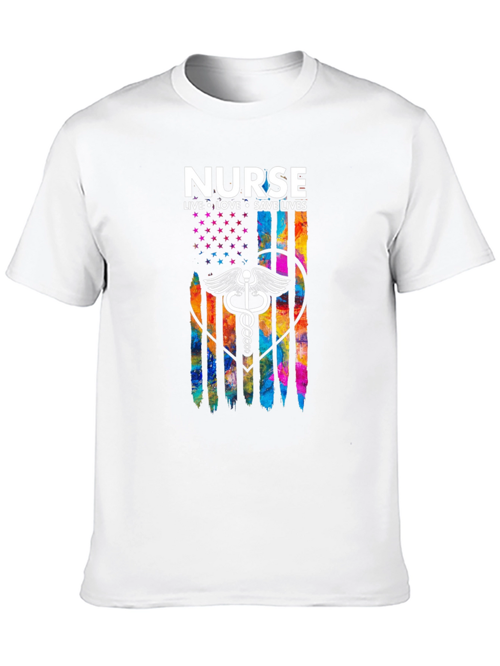 Nurse Live Love Save Lives Graphic Tee