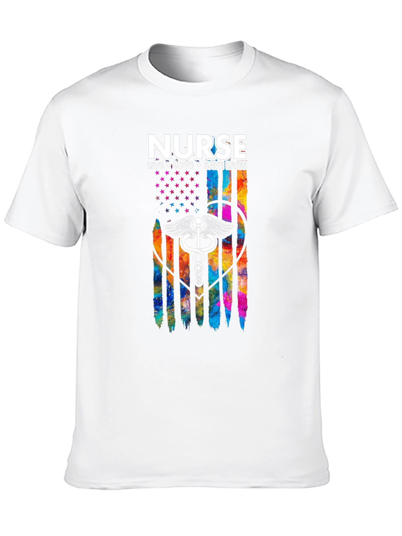 Nurse Live Love Save Lives Graphic Tee
