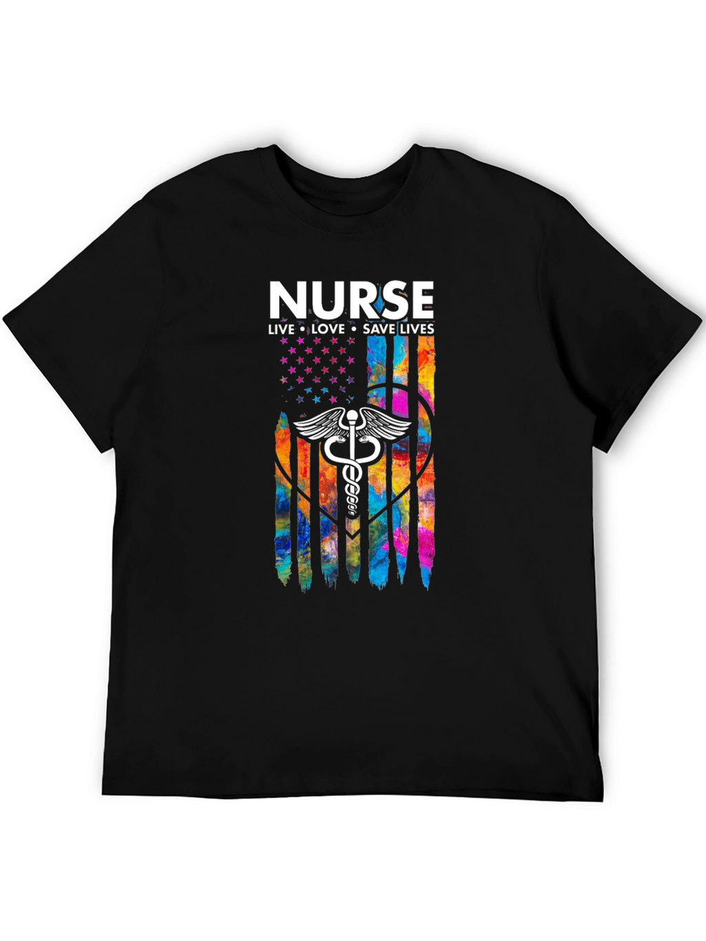 Nurse Live Love Save Lives Graphic Tee