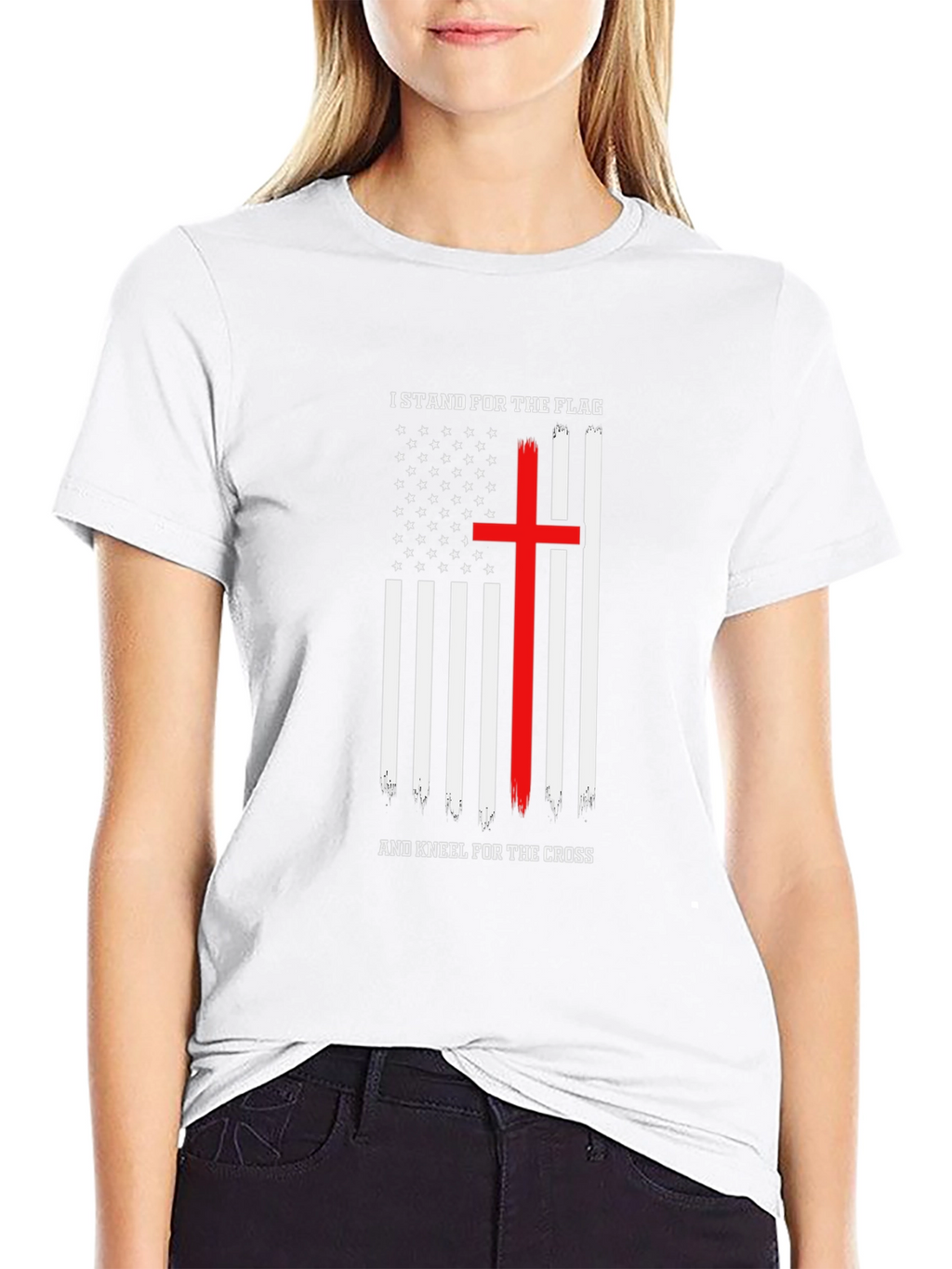 Patriotic Christian T-Shirt - Stand for the Flag