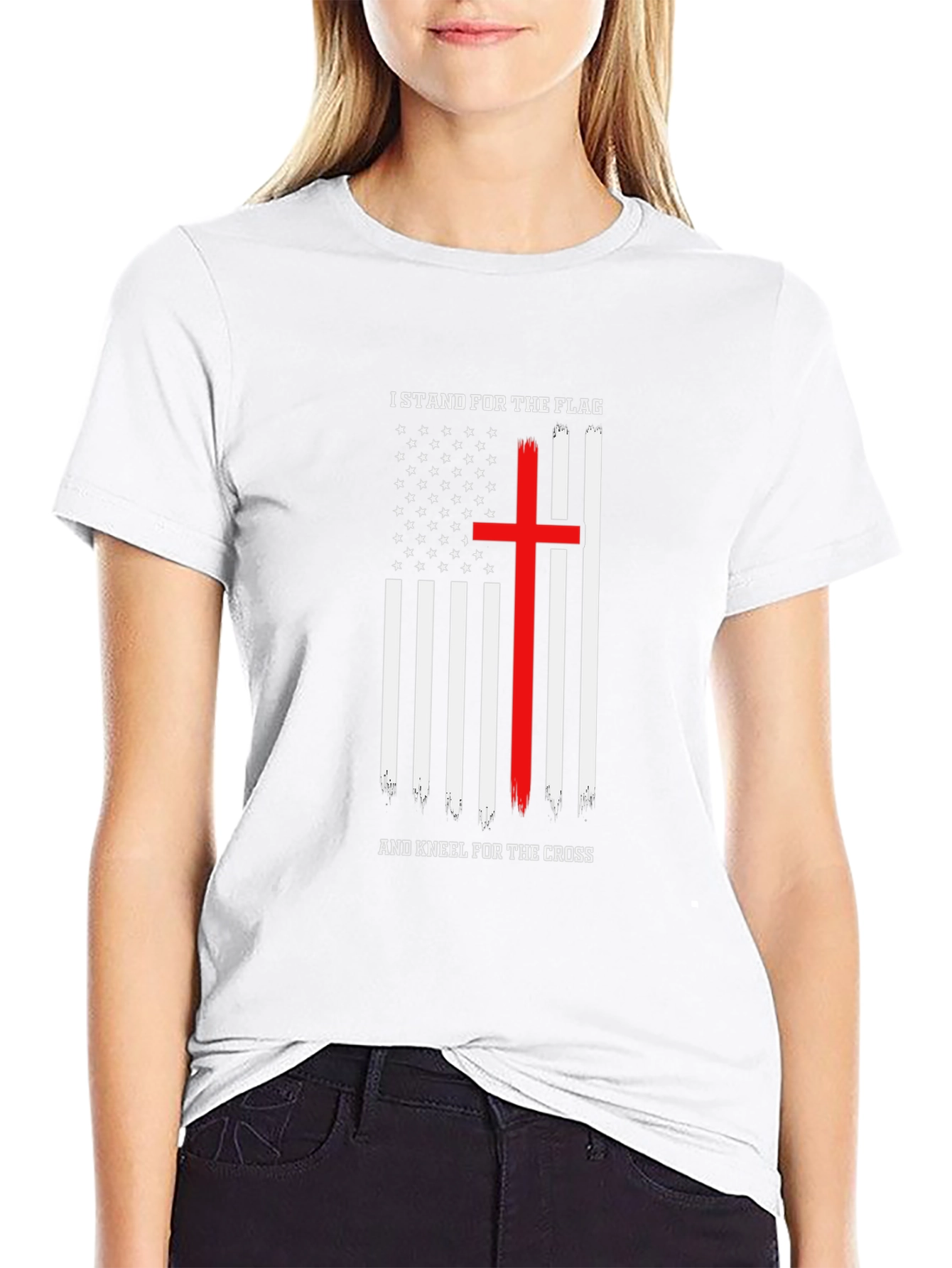 Patriotic Christian T-Shirt - Stand for the Flag