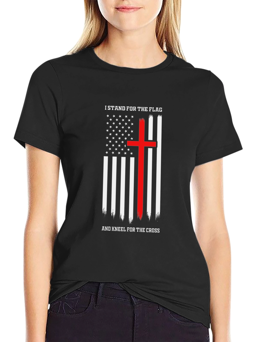 Patriotic Christian T-Shirt - Stand for the Flag