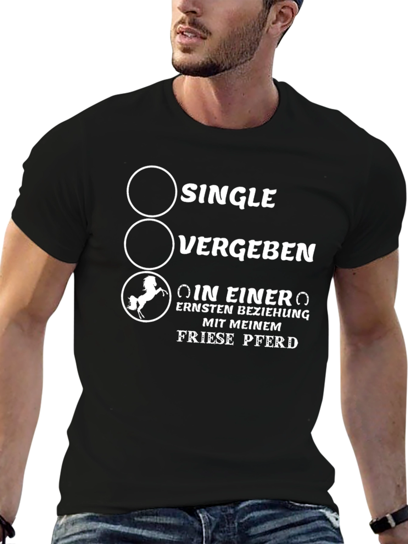Horse Lover Relationship Status T-Shirt