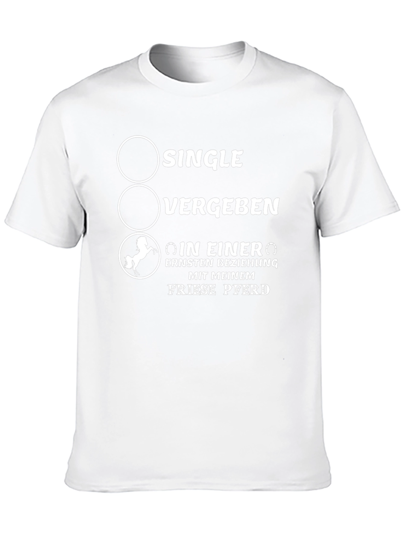 Horse Lover Relationship Status T-Shirt
