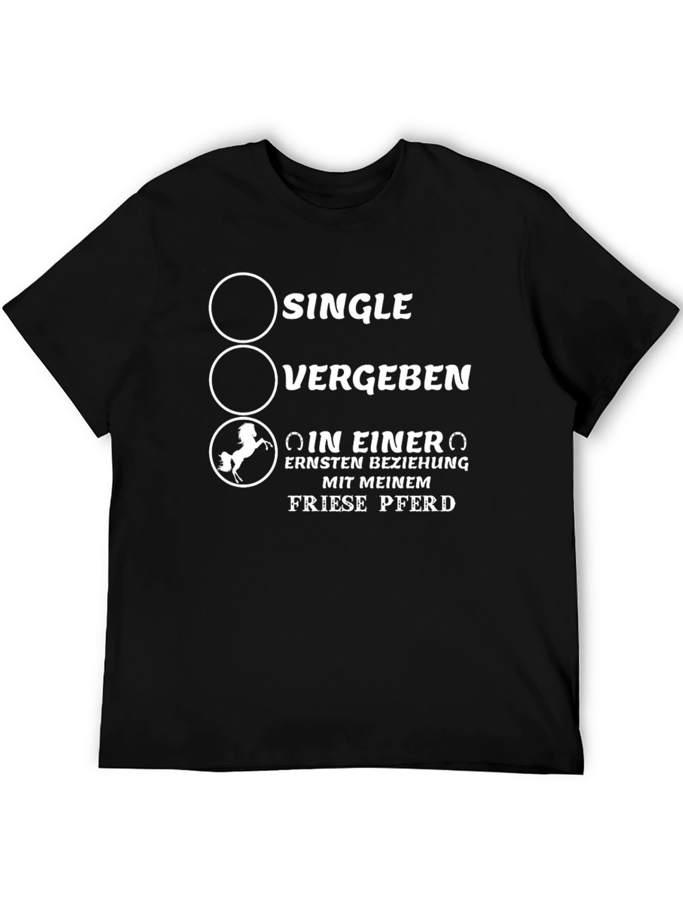 Horse Lover Relationship Status T-Shirt