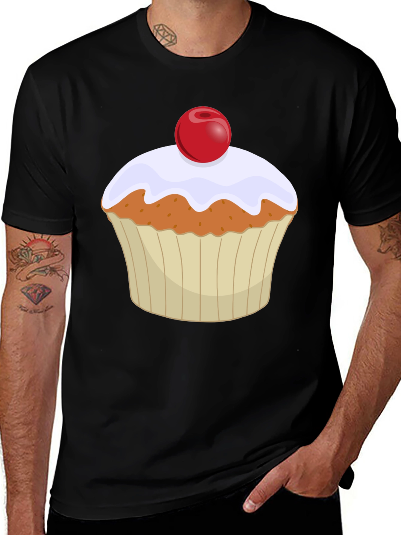 Cupcake Graphic T-Shirt - Sweet Treat Tee