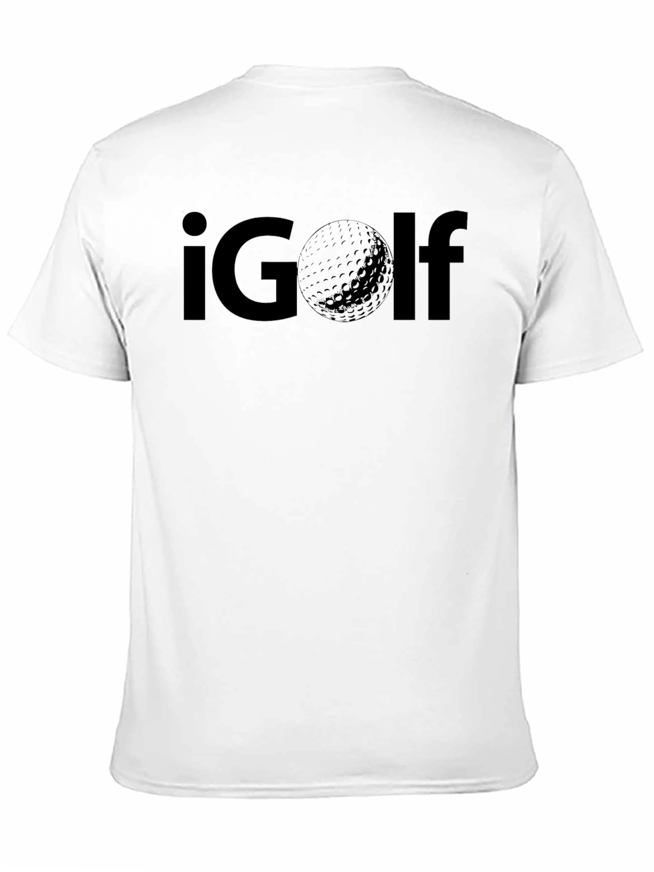 iGolf Graphic Tee - Black Cotton Golf Lover T-Shirt