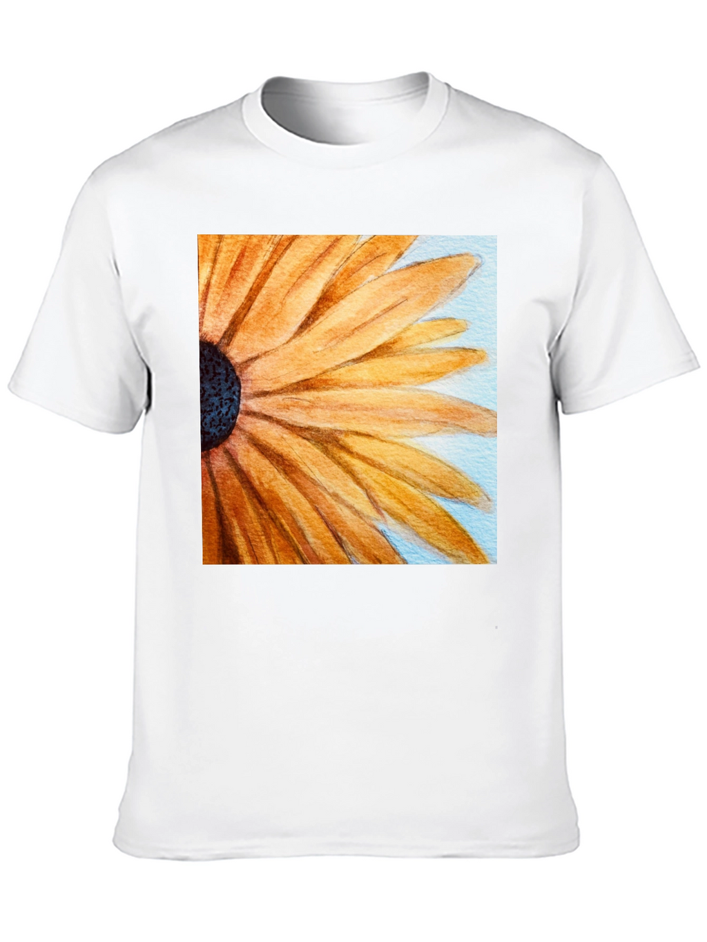 Sunflower Graphic Tee - Black Cotton Casual Top