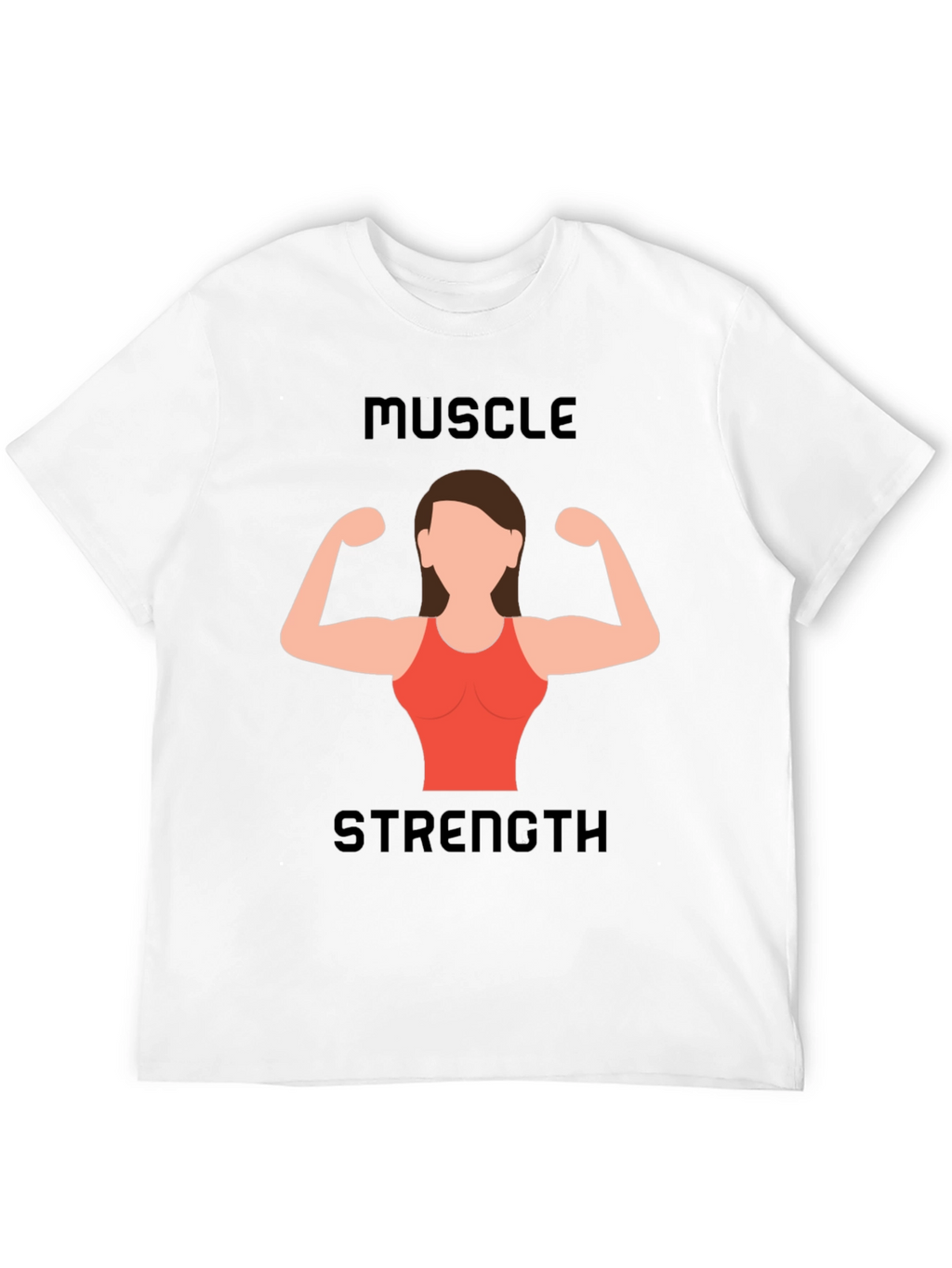 Muscle Strength Womens Graphic T-Shirt