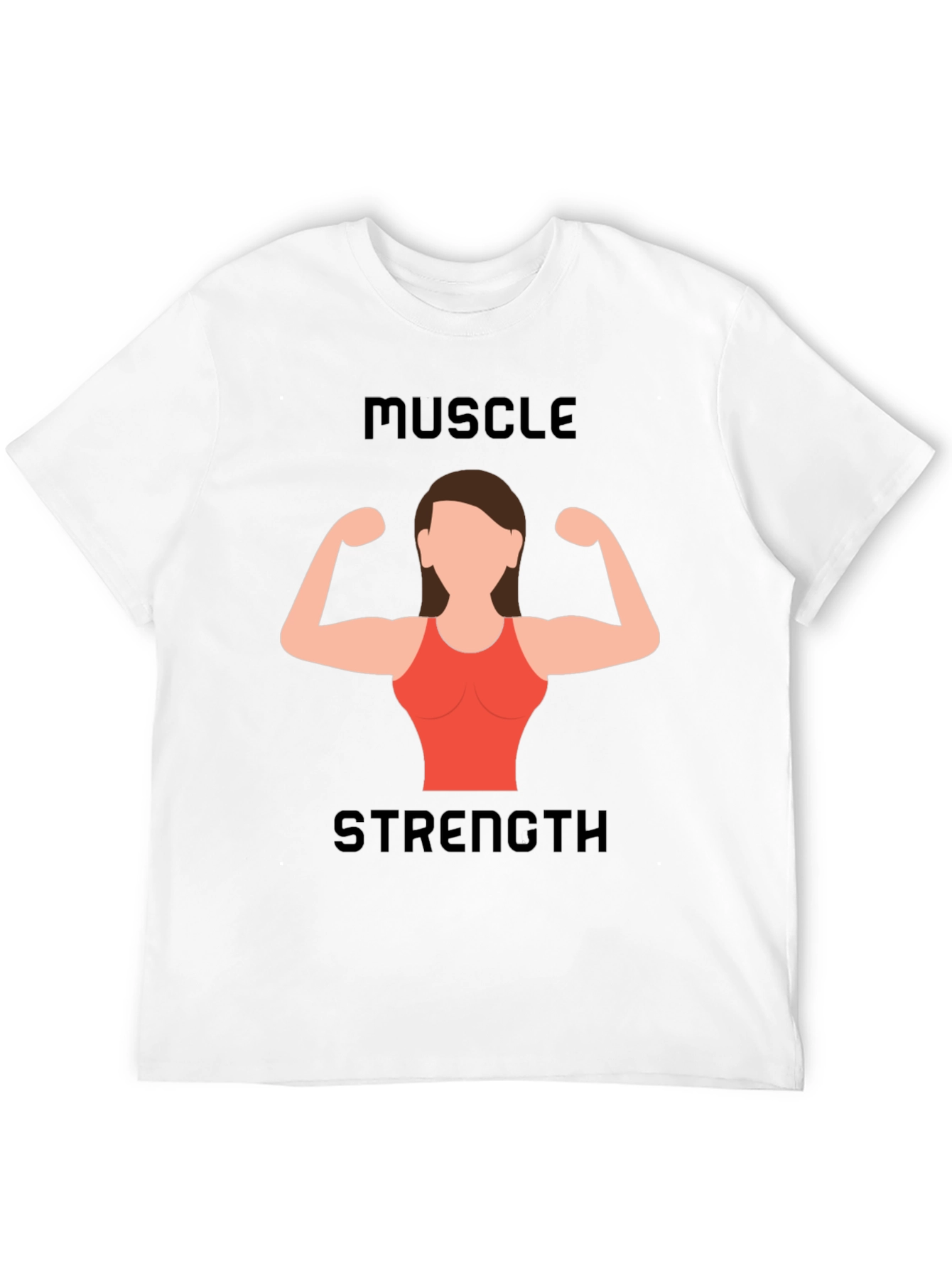 Muscle Strength Womens Graphic T-Shirt