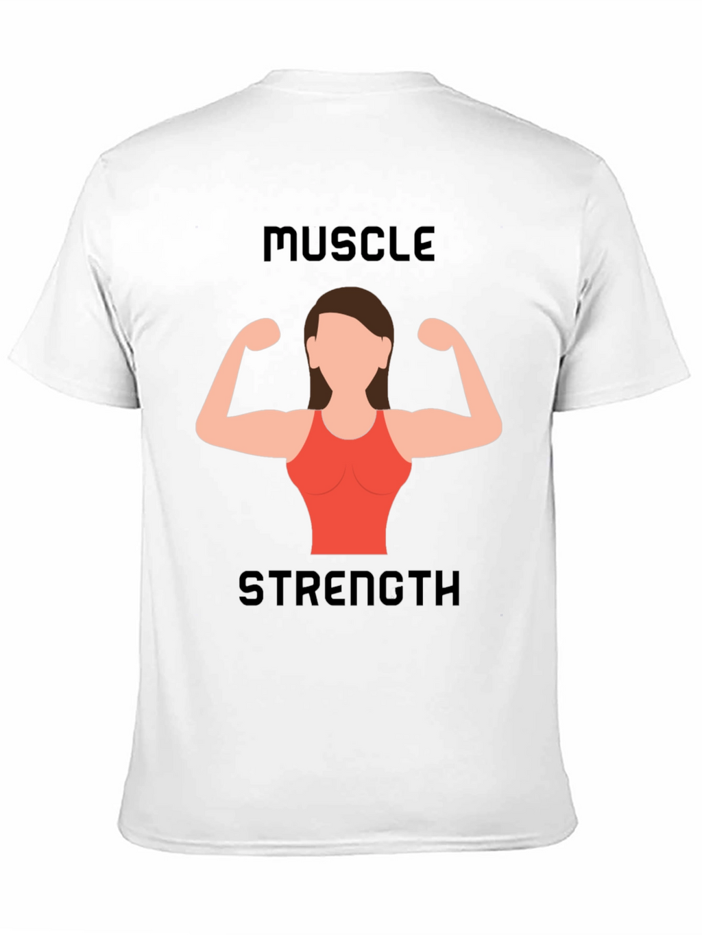 Muscle Strength Womens Graphic T-Shirt