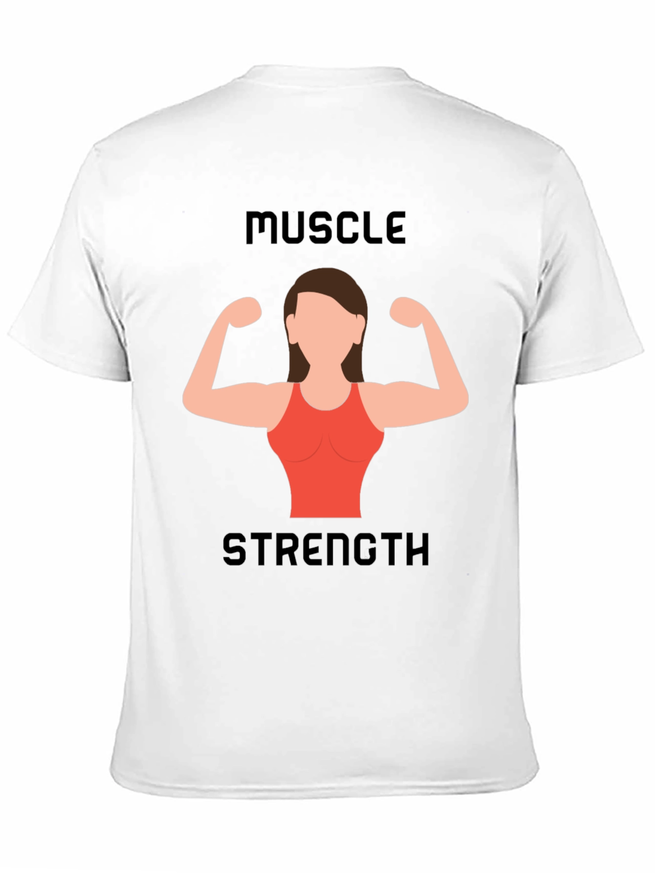 Muscle Strength Womens Graphic T-Shirt