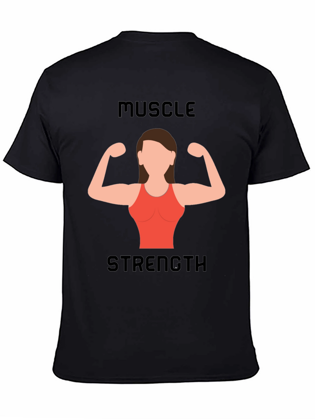 Muscle Strength Womens Graphic T-Shirt
