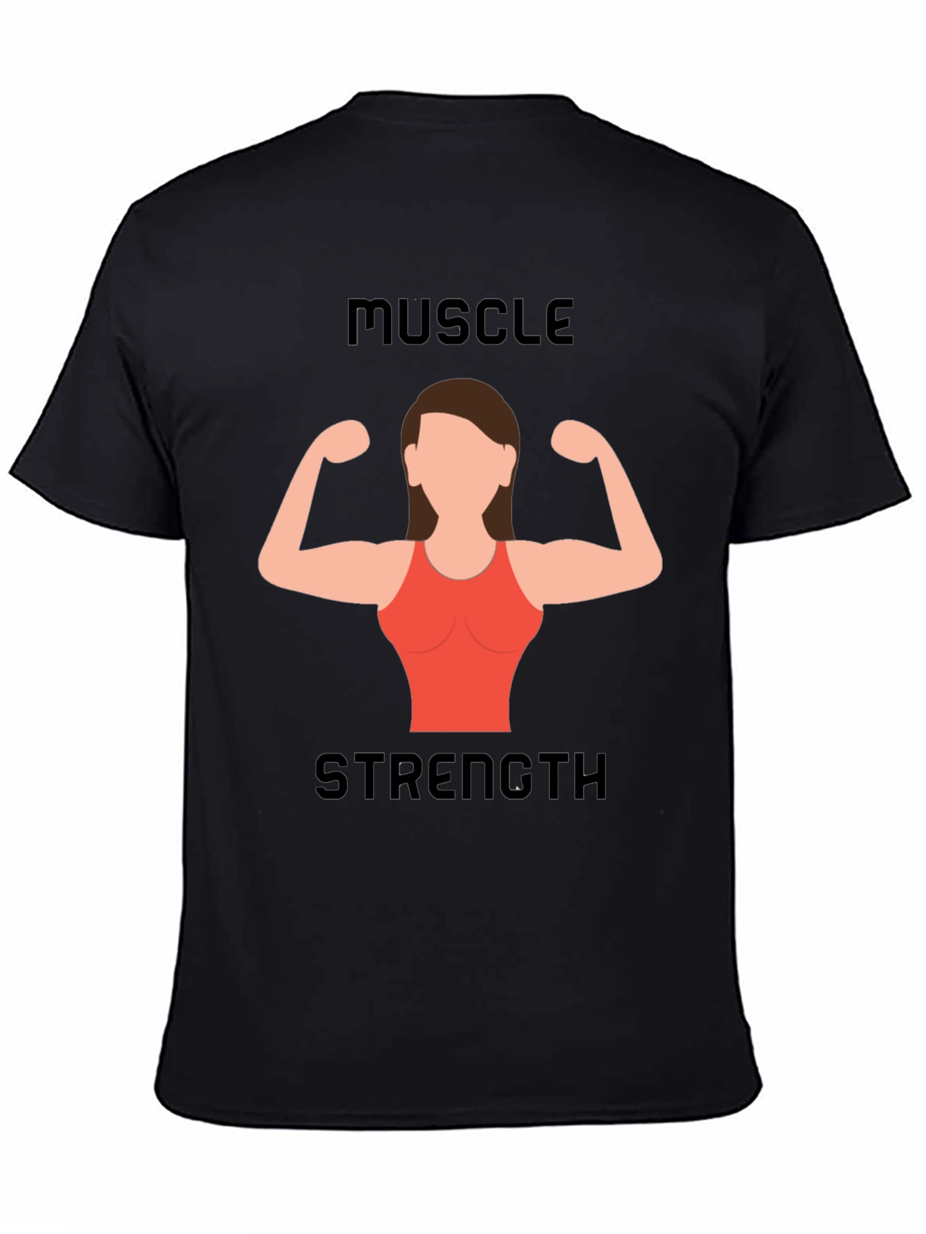 Muscle Strength Womens Graphic T-Shirt