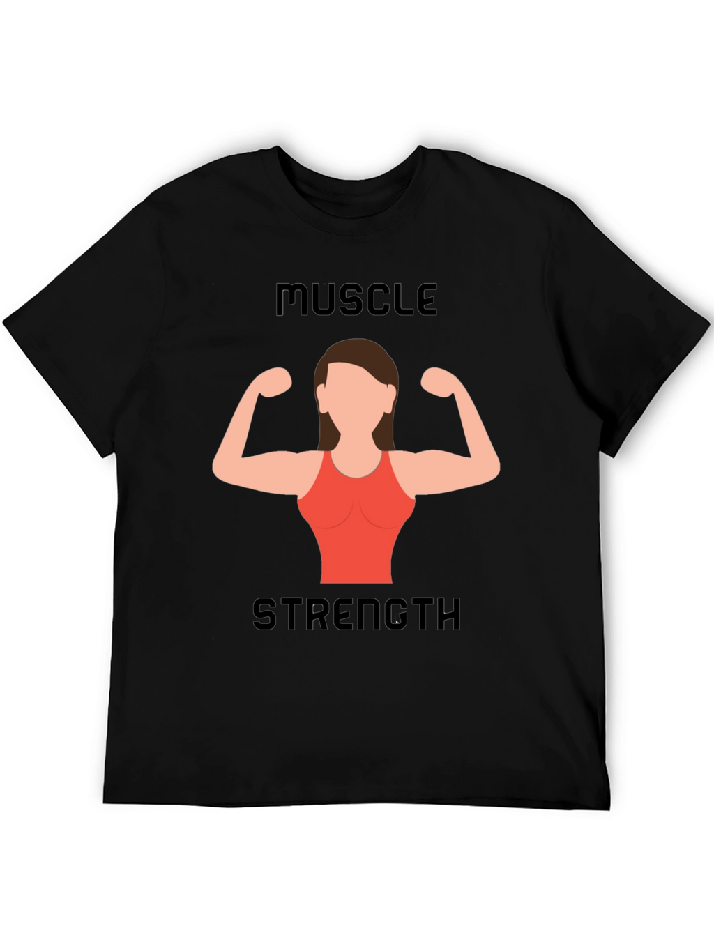 Muscle Strength Womens Graphic T-Shirt