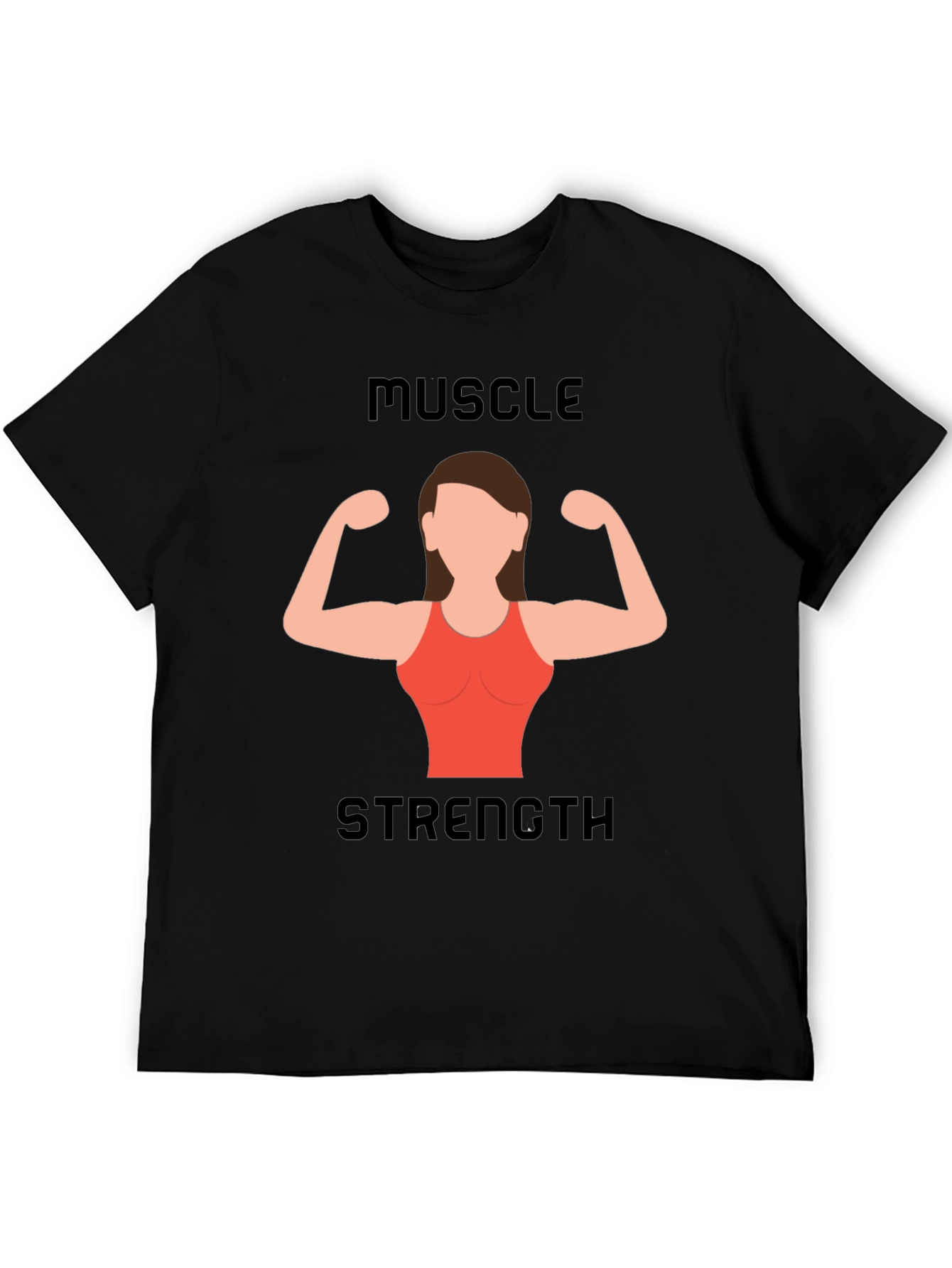 Muscle Strength Womens Graphic T-Shirt