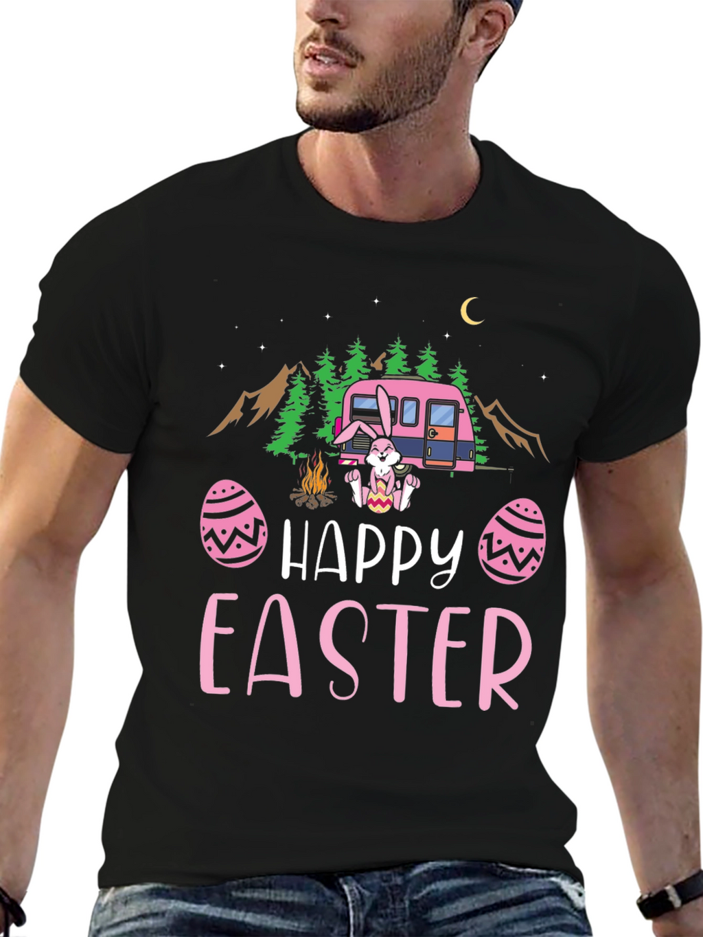 Happy Easter Camping T-Shirt
