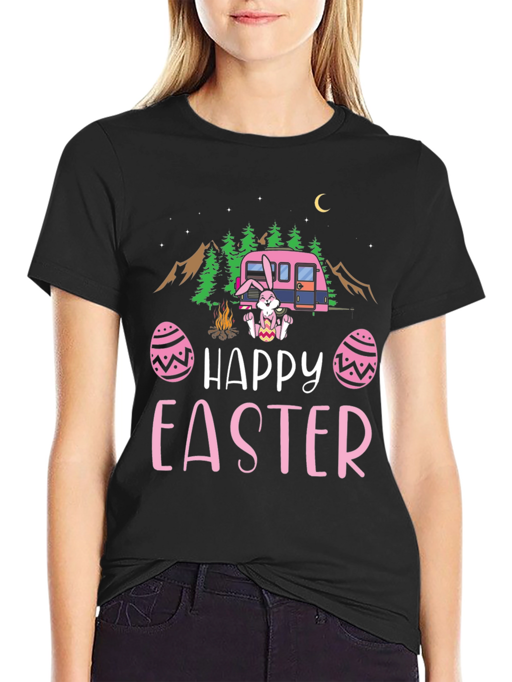 Happy Easter Camping T-Shirt