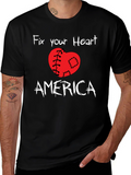Fix Your Heart America Graphic T-Shirt