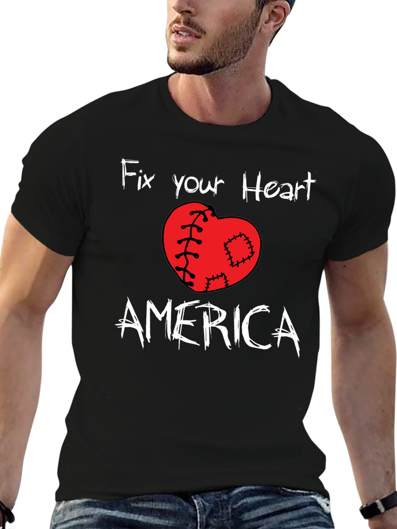 Fix Your Heart America Graphic T-Shirt