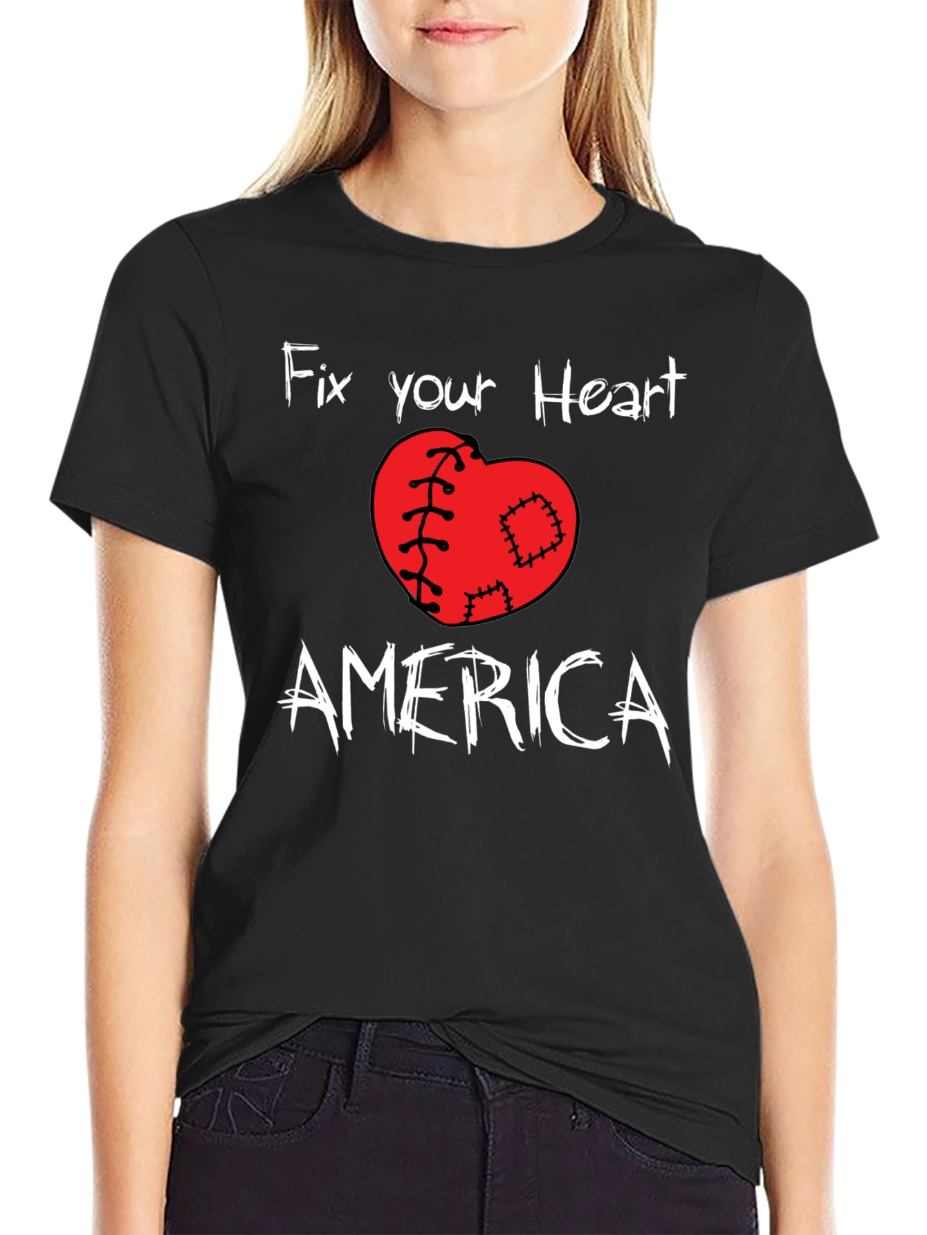 Fix Your Heart America Graphic T-Shirt