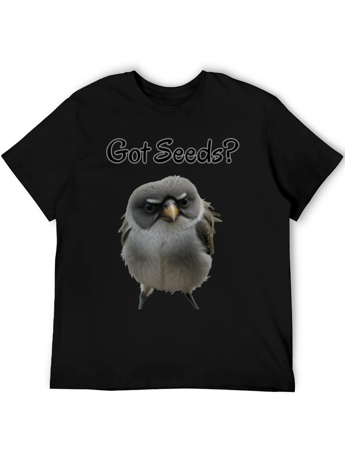 Got Seeds? Bird Graphic T-Shirt