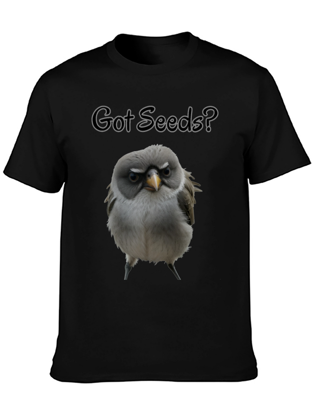 Got Seeds? Bird Graphic T-Shirt