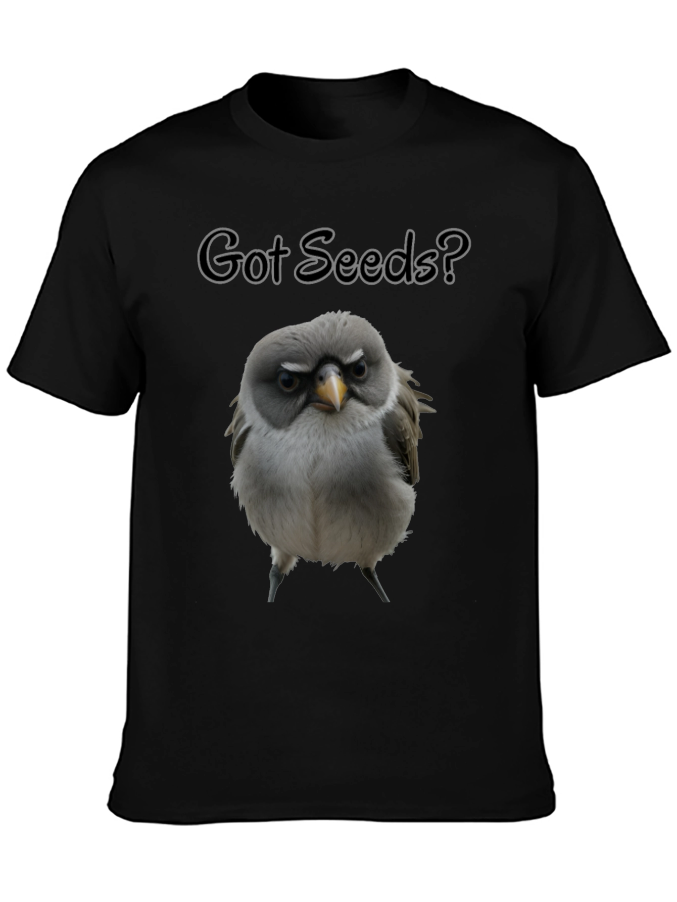 Got Seeds? Bird Graphic T-Shirt