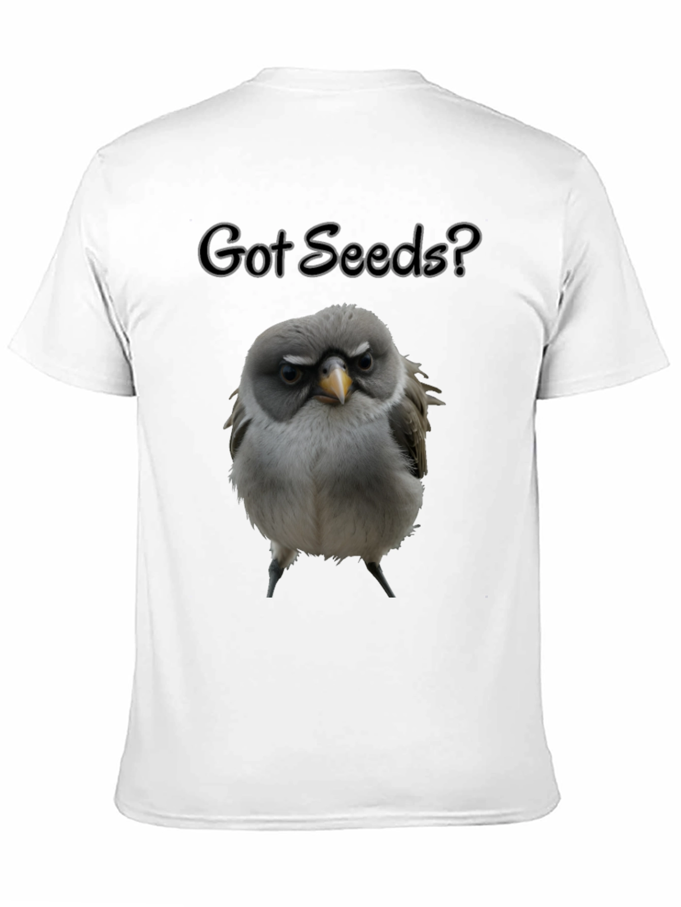 Got Seeds? Bird Graphic T-Shirt