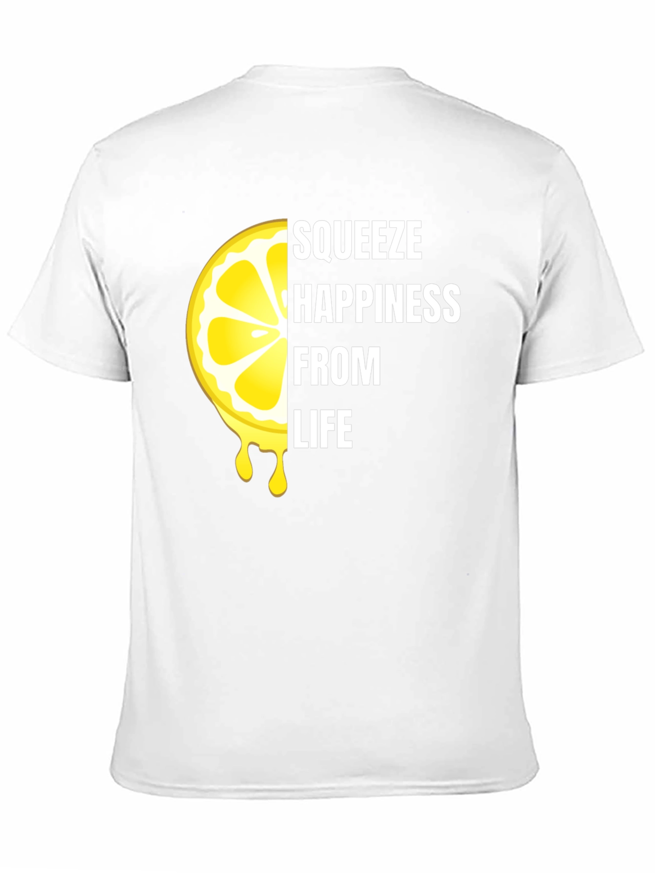 Squeeze Happiness Lemon Graphic T-Shirt