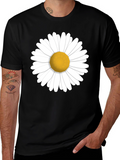 Daisy Graphic Black T-Shirt