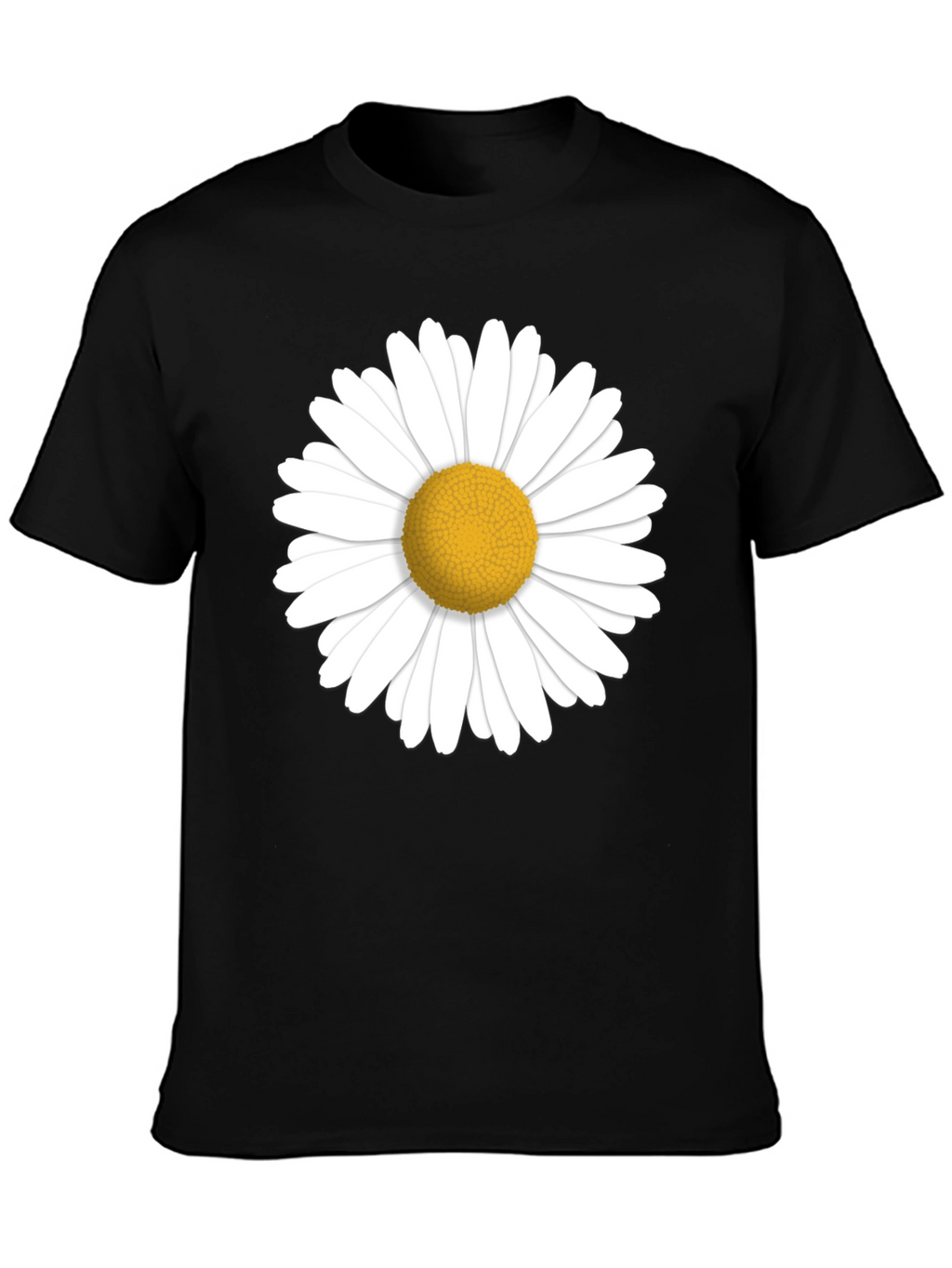 Daisy Graphic Black T-Shirt