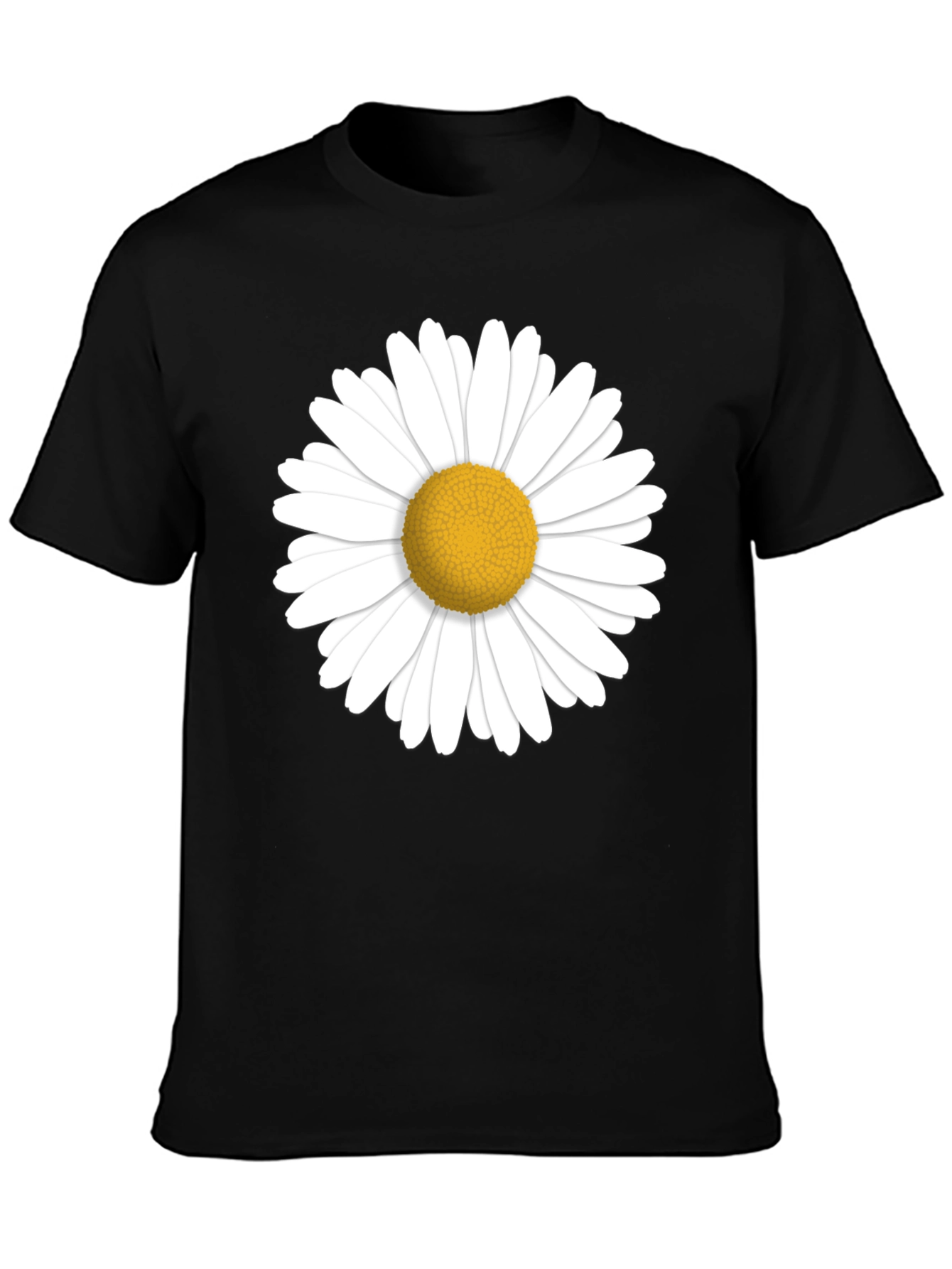 Daisy Graphic Black T-Shirt