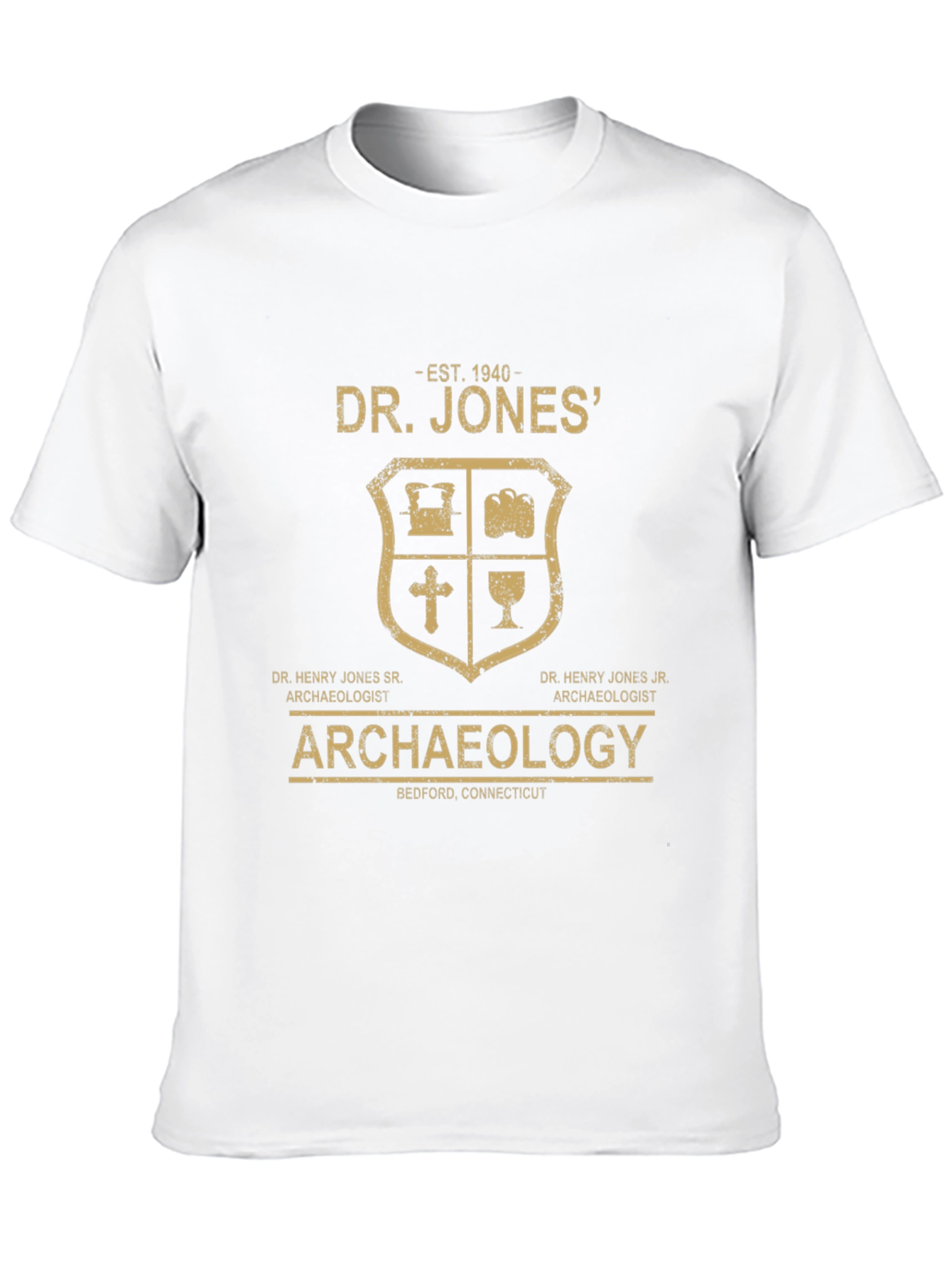 Dr. Jones Archaeology T-Shirt - Bedford Connecticut