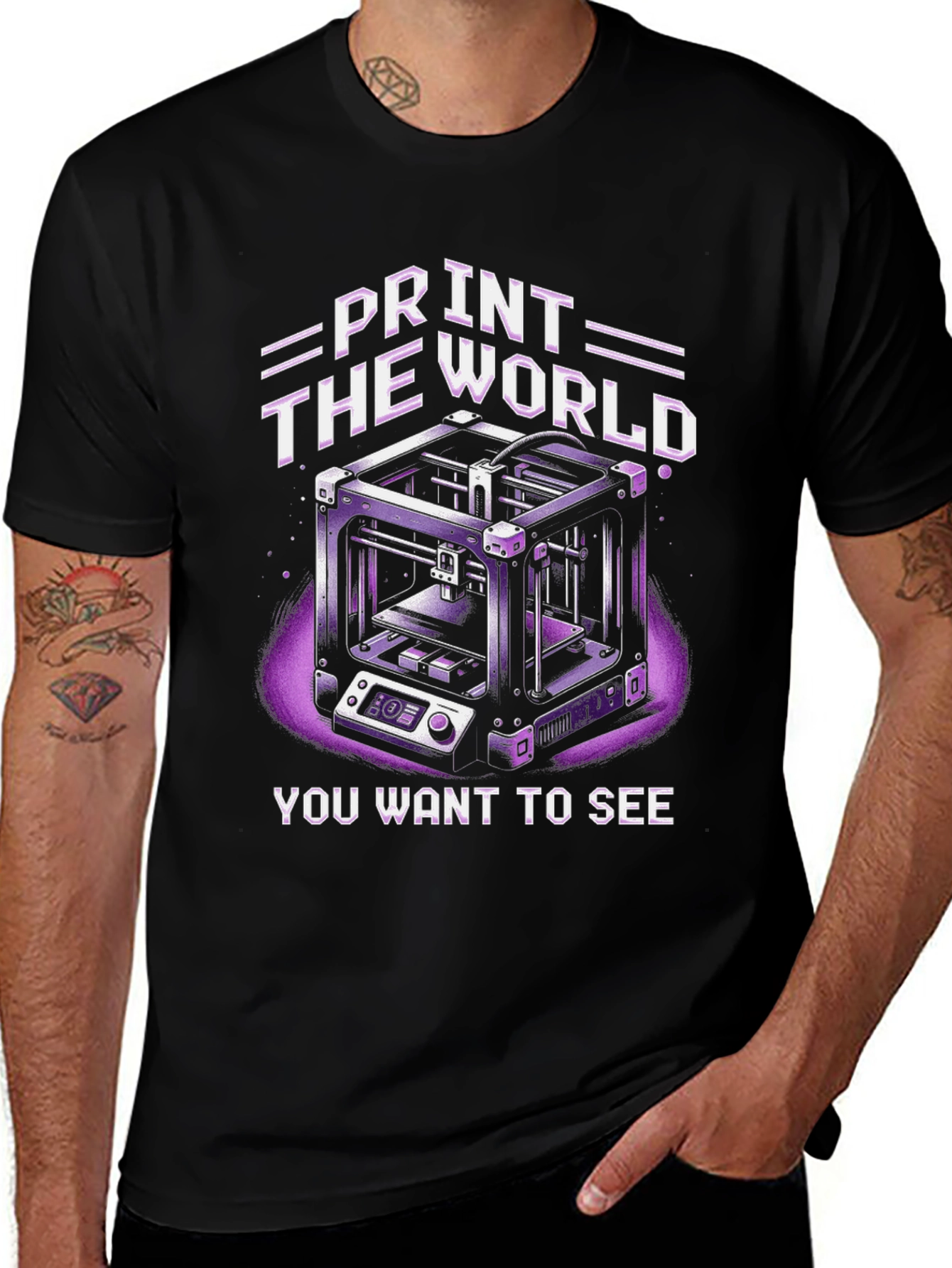Print The World T-Shirt: 3D Printing Tee
