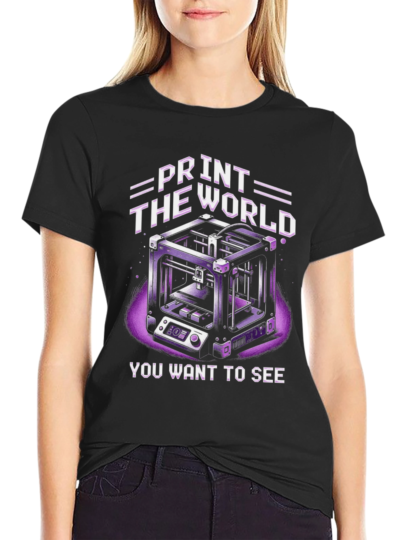 Print The World T-Shirt: 3D Printing Tee