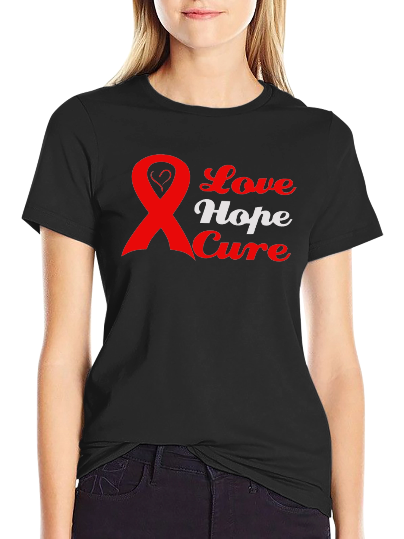 Love Hope Cure Awareness Graphic T-Shirt